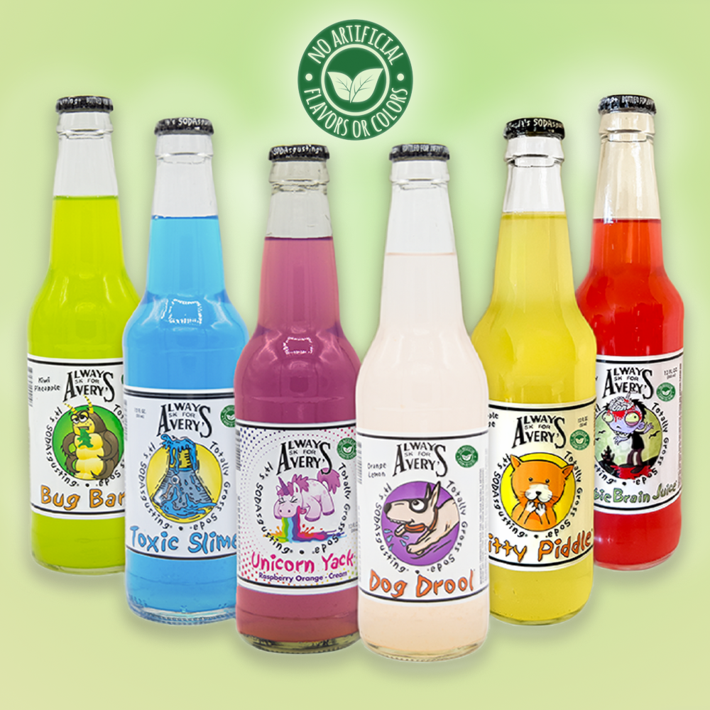 Totally Gross Natural Soda | Variety 12-Pack – Avery's Soda